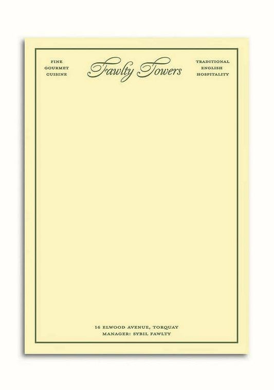 Fawlty Towers: Fictional Hotel Notepad