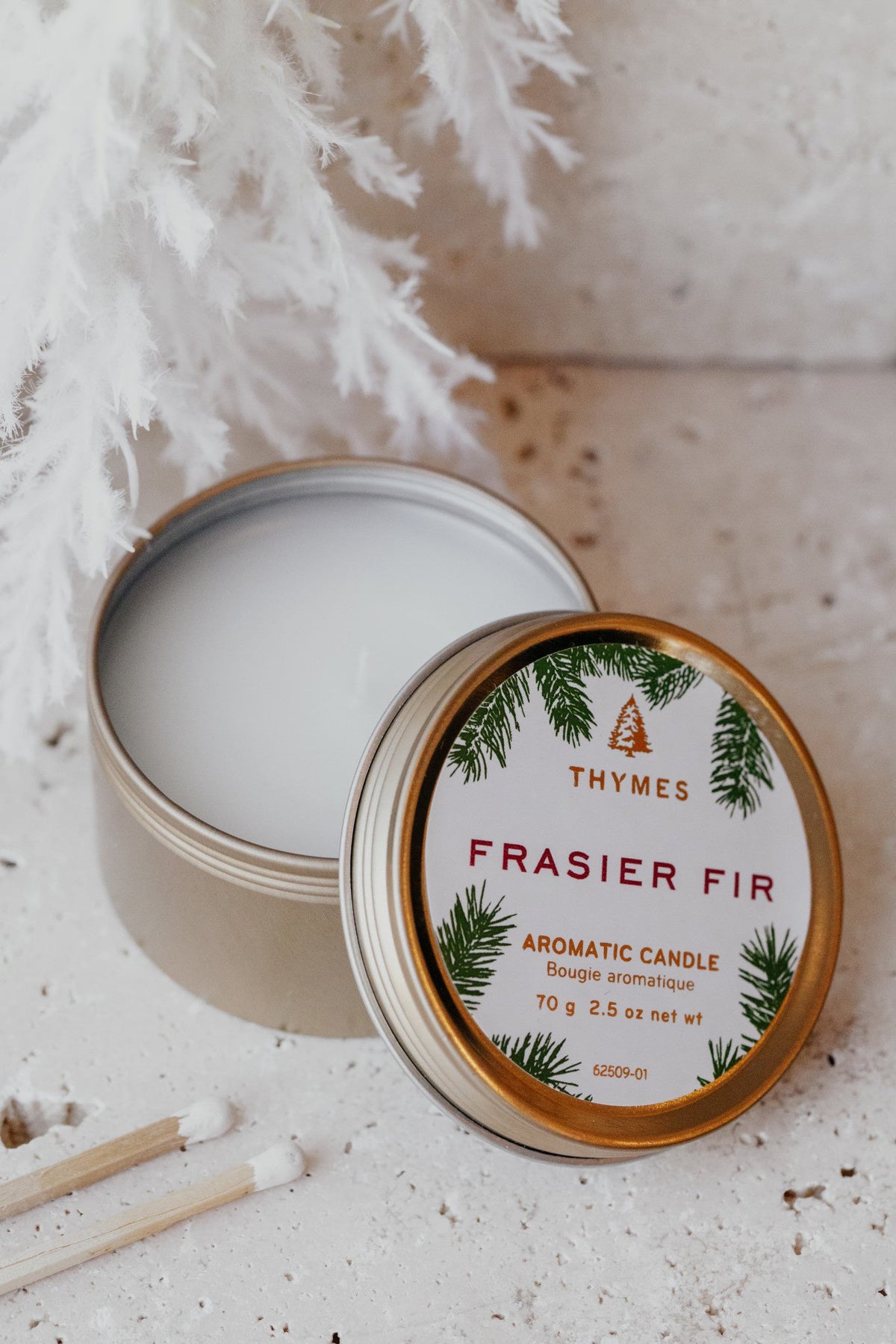 Frasier Fir Poured Candle Travel Tin