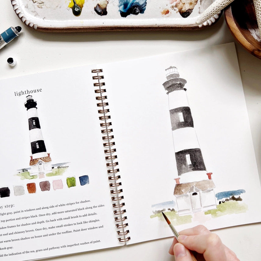 Watercolor Workbook—Seaside