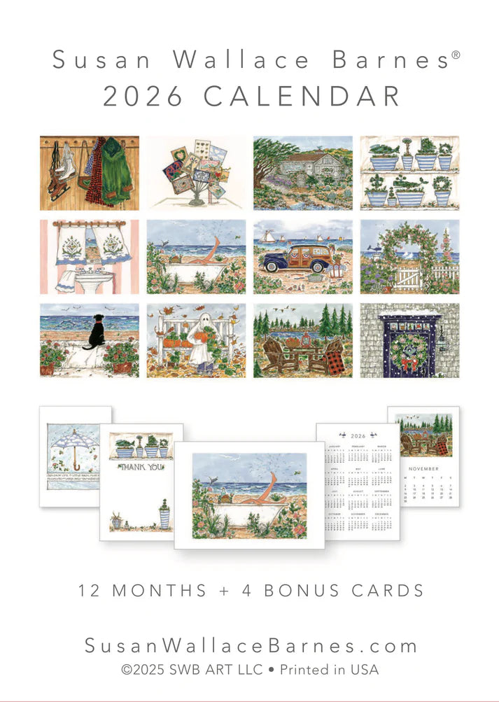 NEW! 2026 Susan Wallace Barnes Desk Calendar