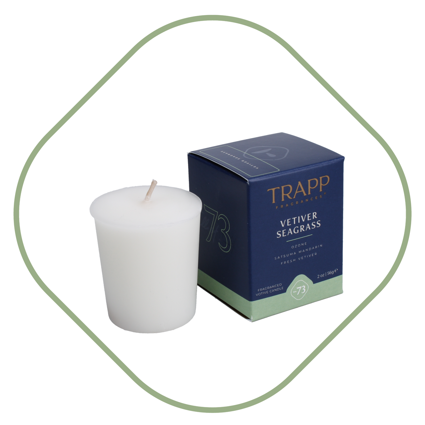 Trapp No. 73 Vetiver Seagrass 2 oz. Votive Candle