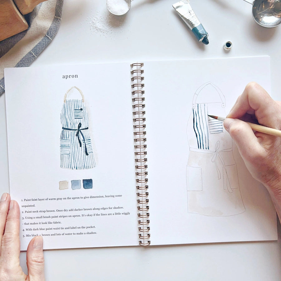 Watercolor Workbook-Baking