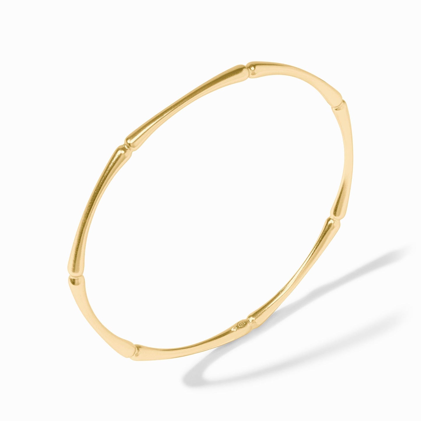 Julie Vos Bamboo Bangle in Gold, Medium – view 3