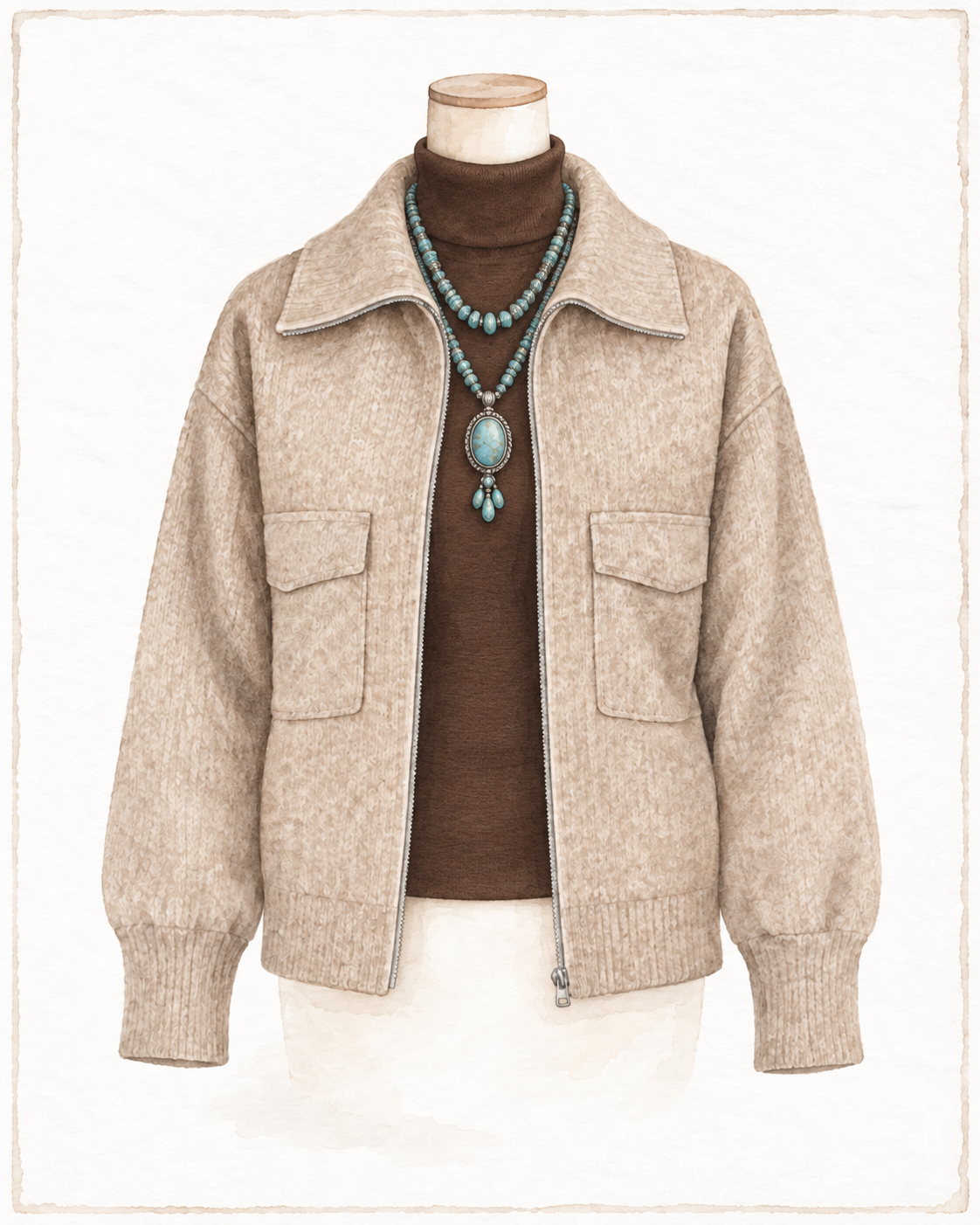 Shay Knitted Sweater Jacket