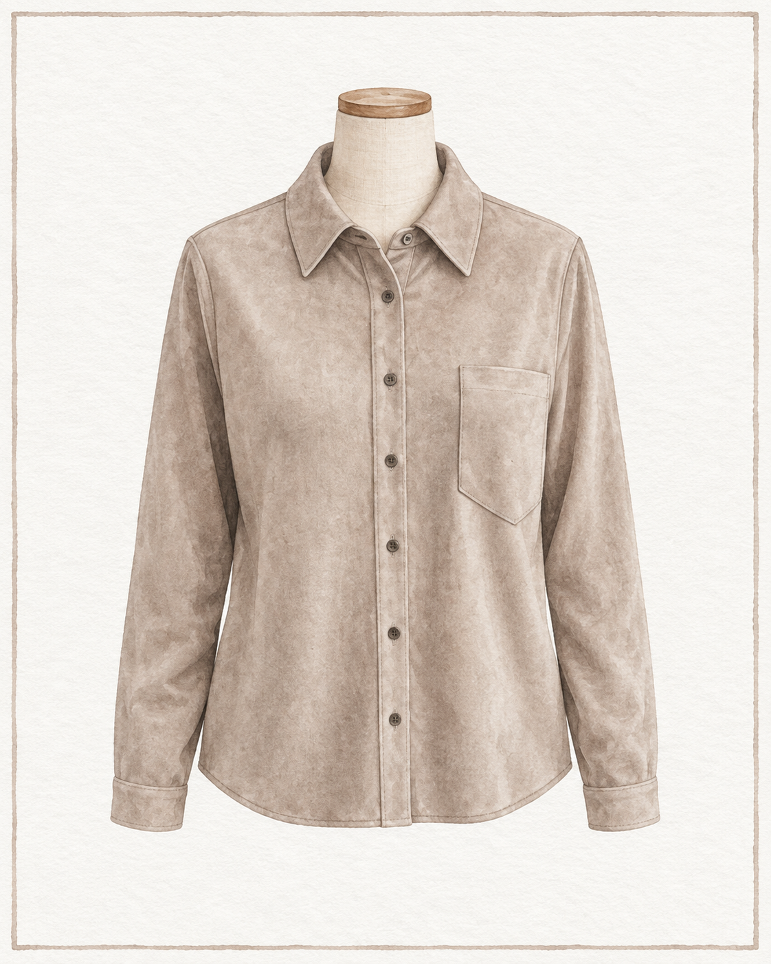 Azalea Faux Suede Top