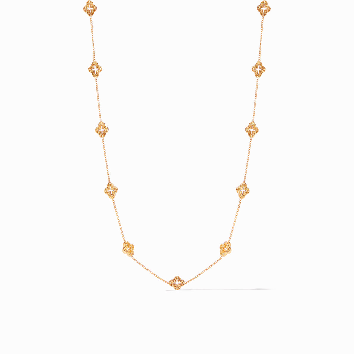 Julie Vos Florentine Demi Delicate Station Necklace in Gold
