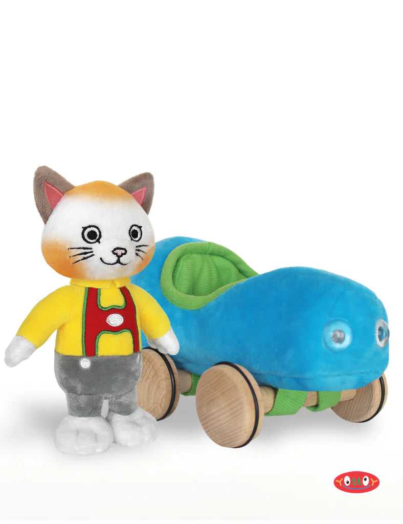 Huckle Cat in Car Toy