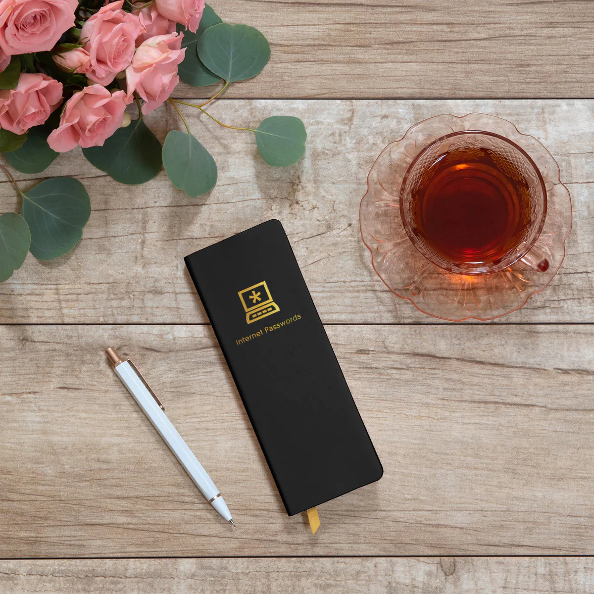 Password Book Black