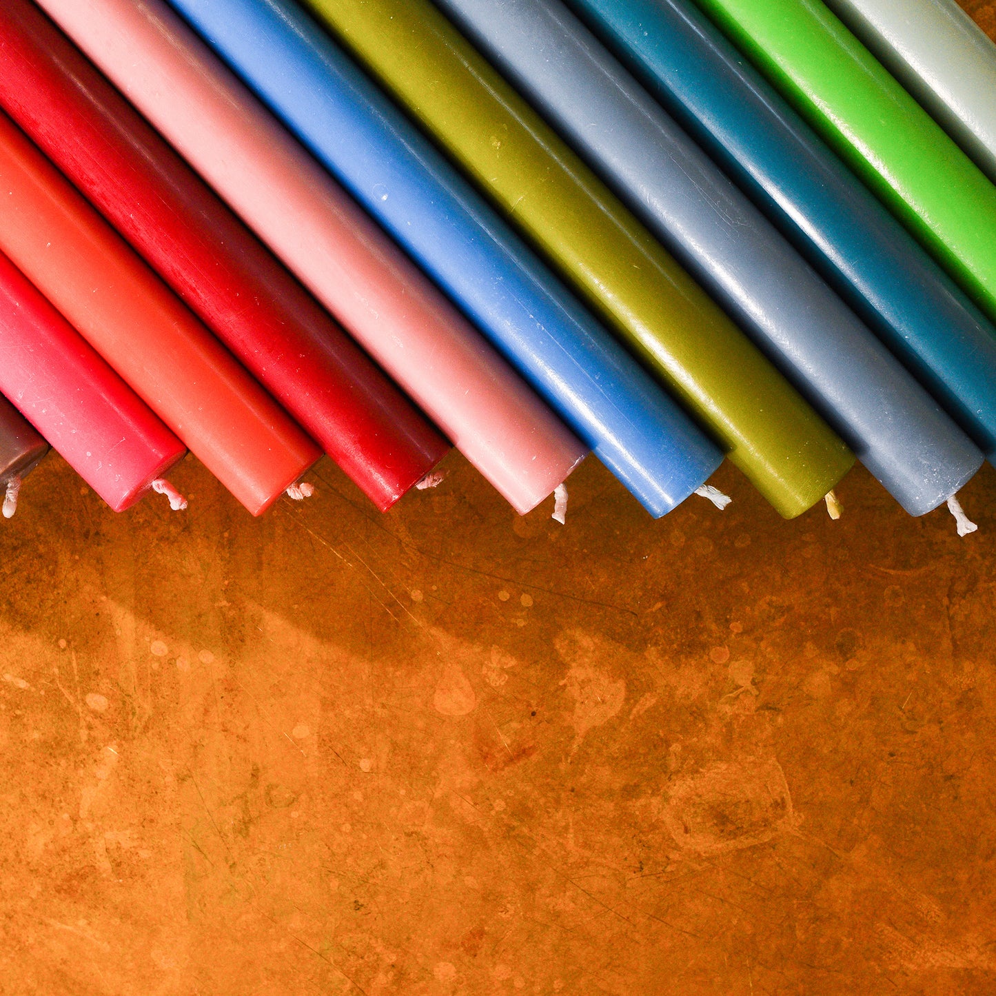 British Colour Tapers Set/6- Saffron