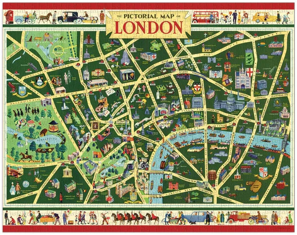 Map of London Vintage Puzzle