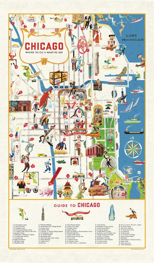 Chicago Tea Towel