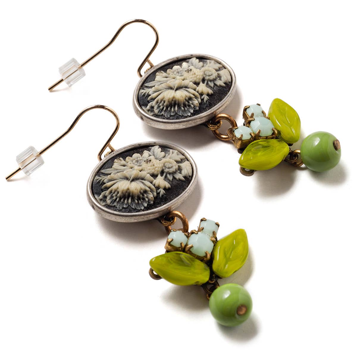 Floral Etching Earrings