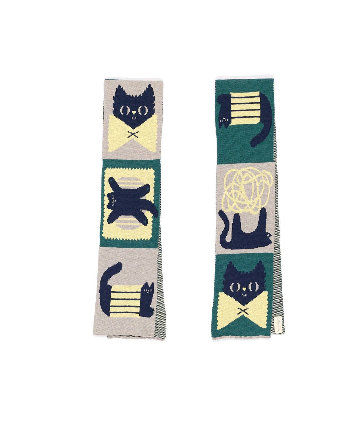 Pasta Cat Mini Scarf — Bow Tie