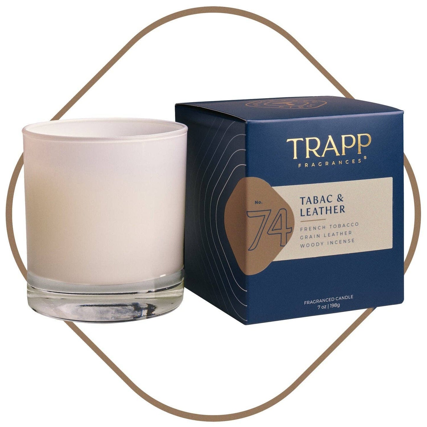Trapp No. 74 Tabac & Leather 7 oz. Candle in Signature Box