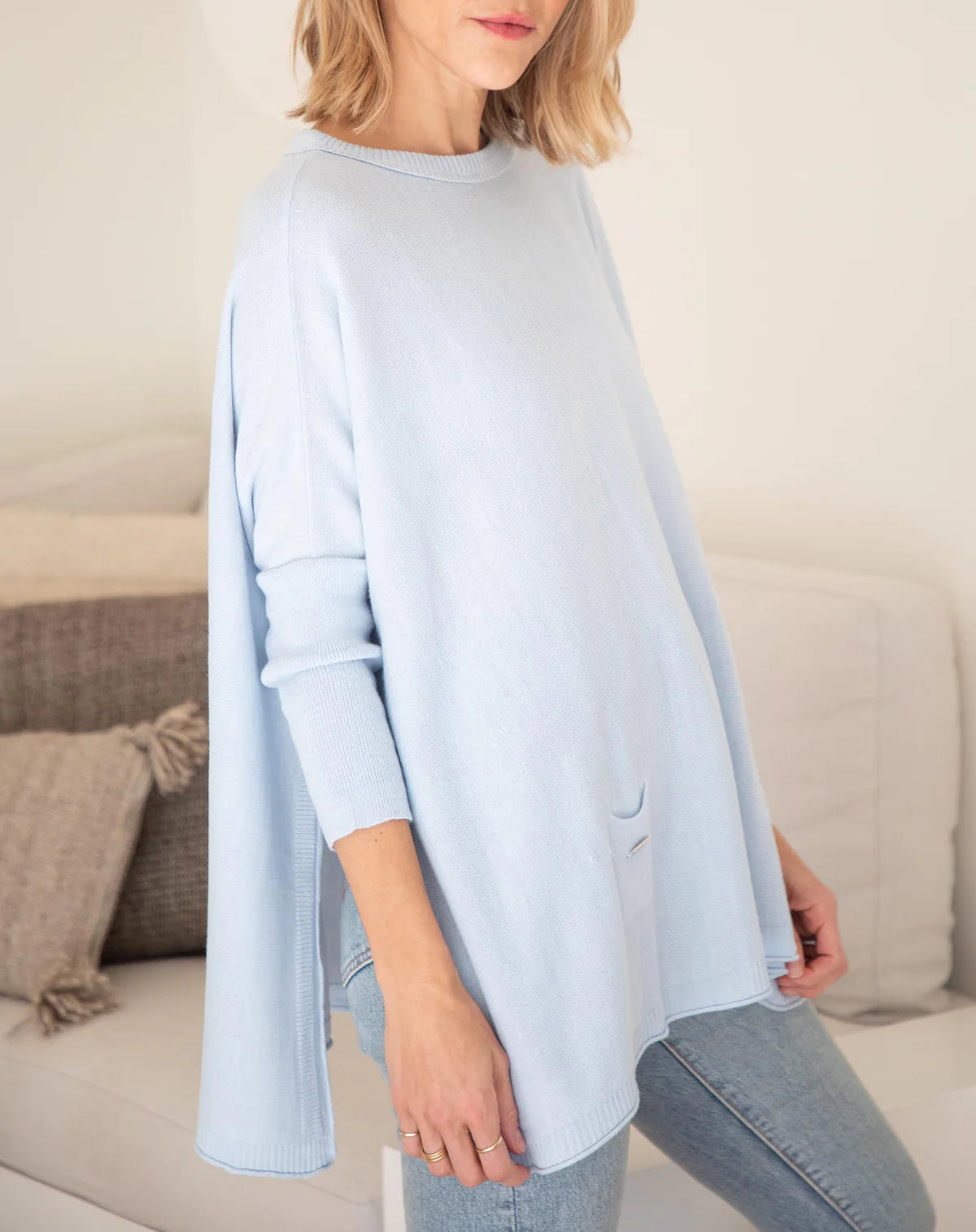 Catalina Crewneck Sweater - Sky