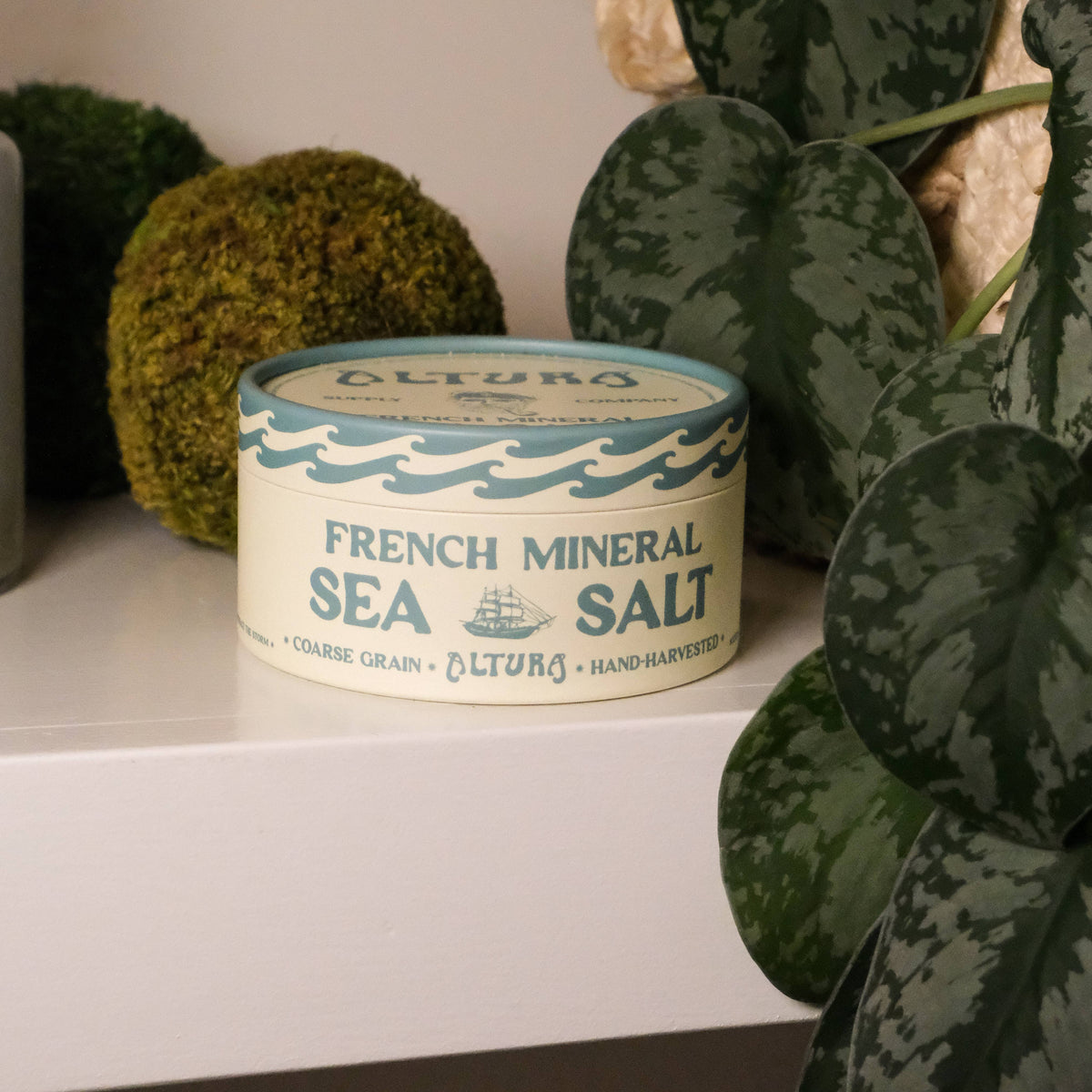 French Mineral Sea Salt — Coarse Grain, 8 oz