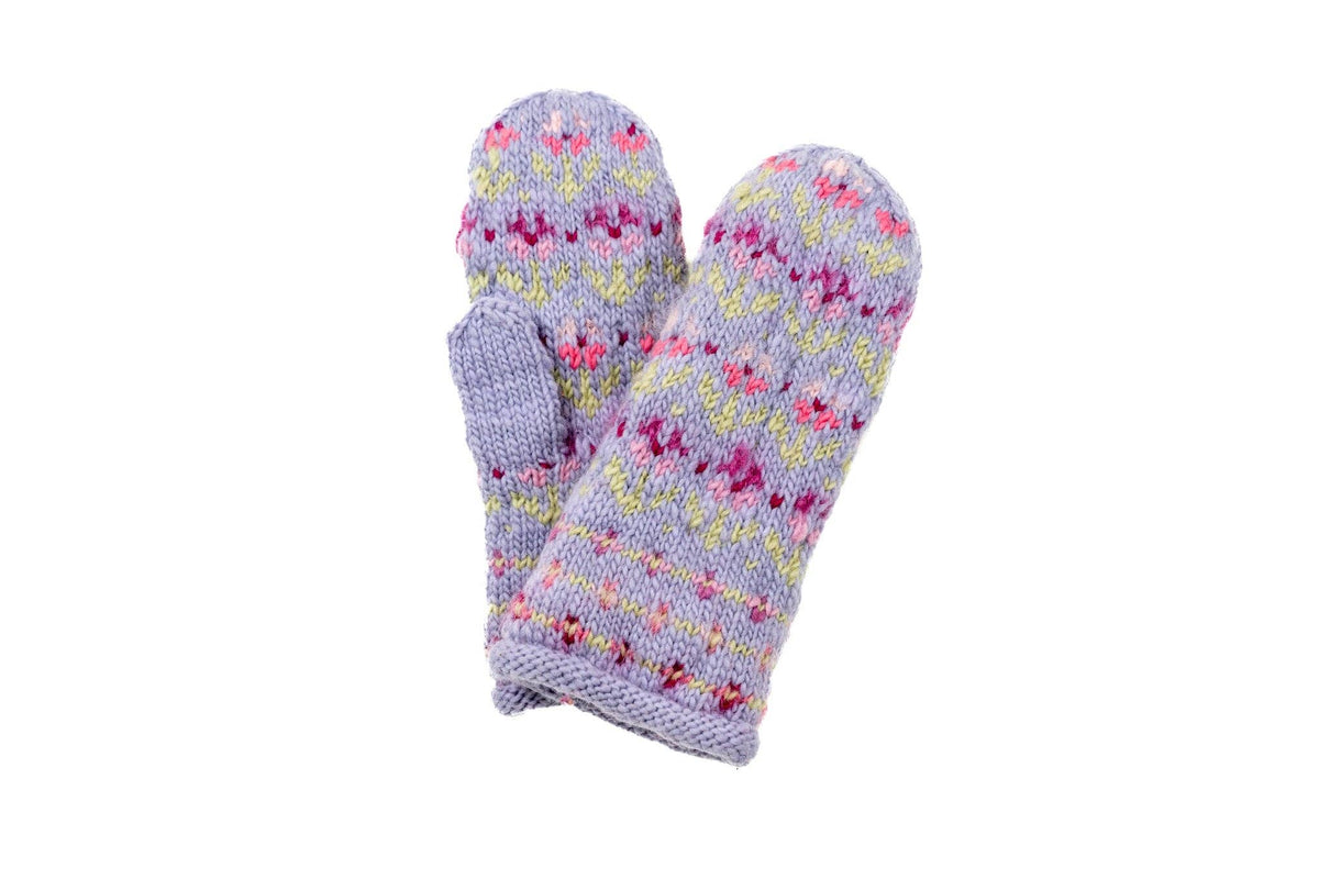 Leelu Mitten: Periwinkle