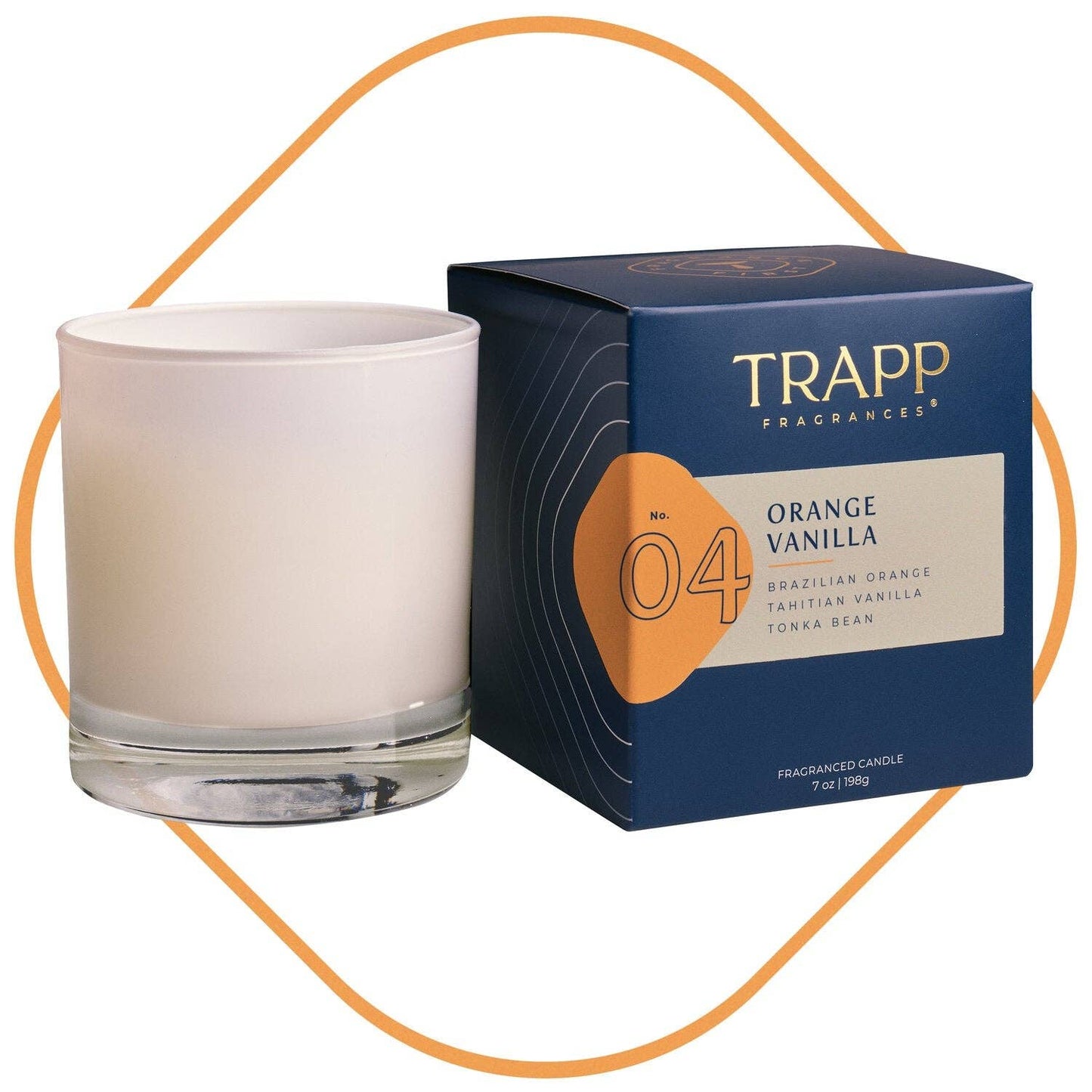 Trapp No. 04 Orange Vanilla 7 oz. Candle in Signature Box
