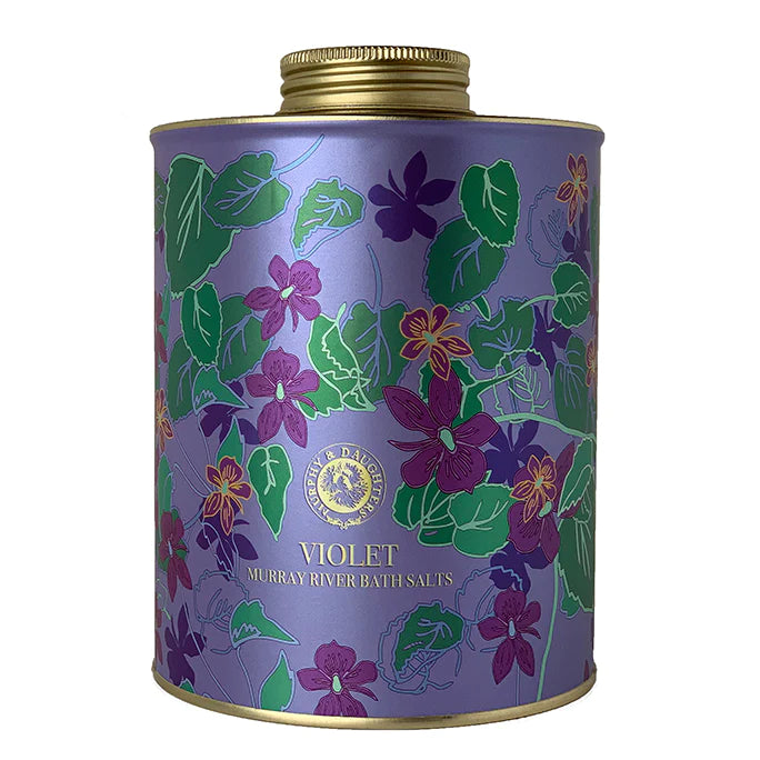 Bath Salts Tin- Violet