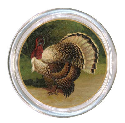 Antique Thanksgiving Turkey Coaster