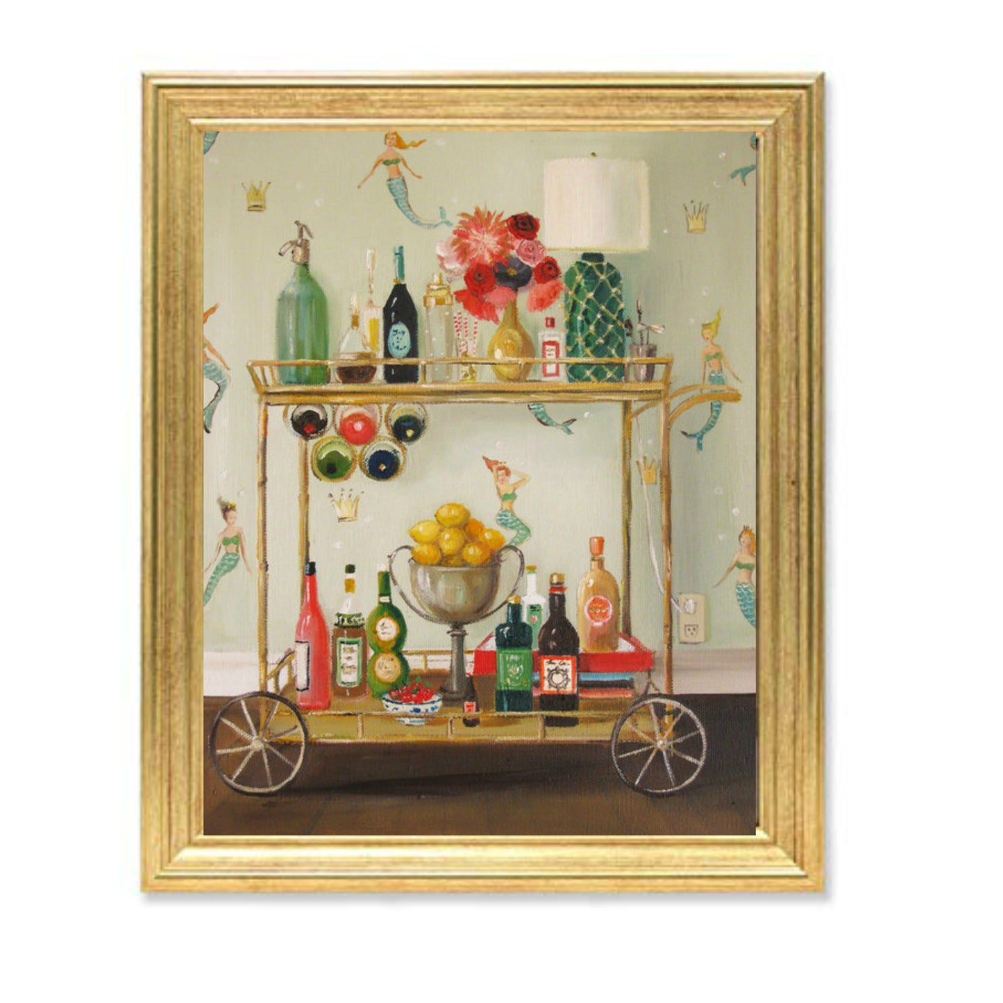Janet Hill Framed Print "Barmaids"