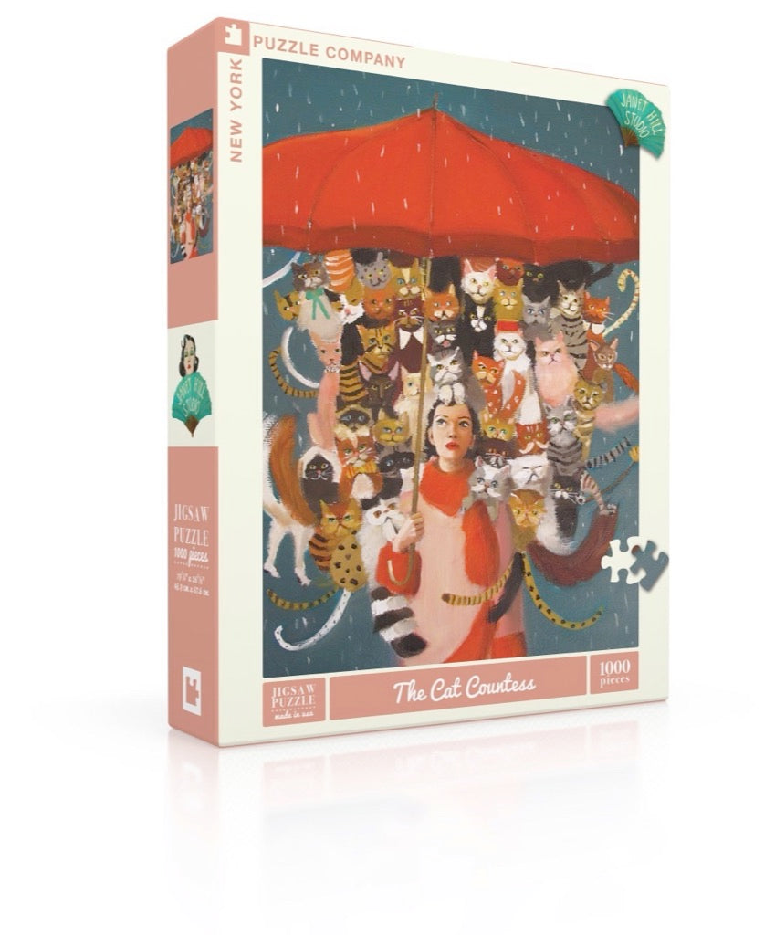 NEW! Janet Hill Puzzle- The Cat Countess