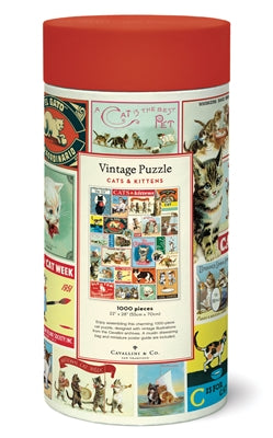 NEW! Vintage Style Puzzle - Cats & Kittens