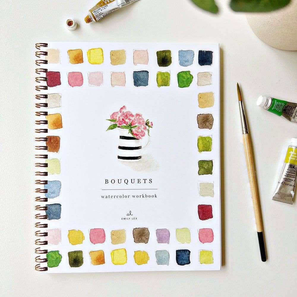 Watercolor Workbook – Bouquets