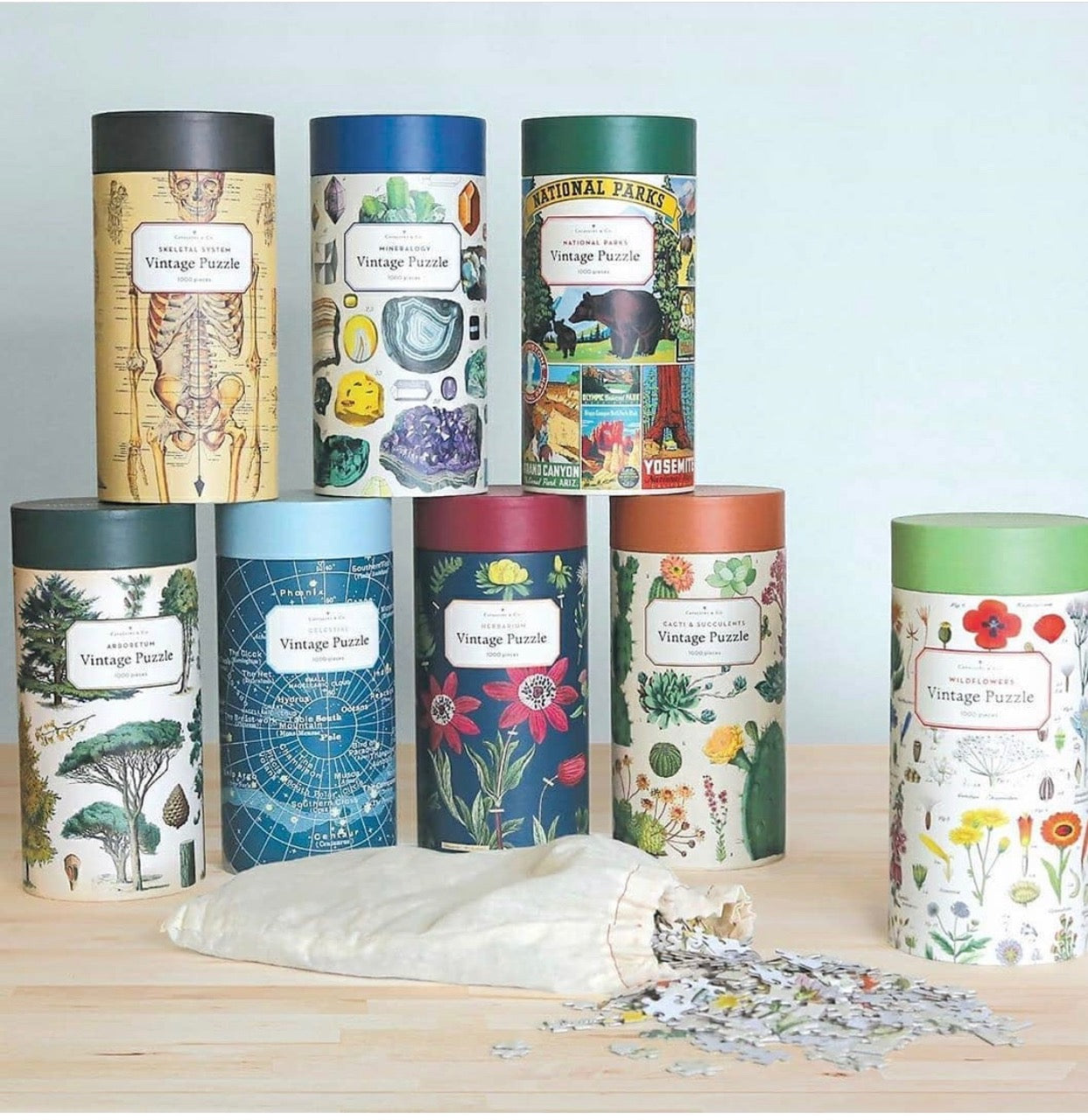 NEW! Vintage Style Puzzle - Herbarium