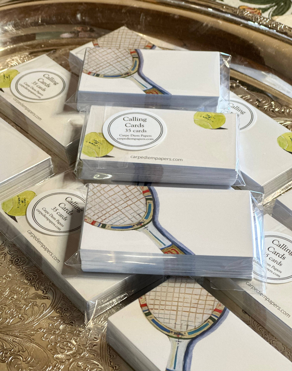 Vintage Tennis Calling Cards