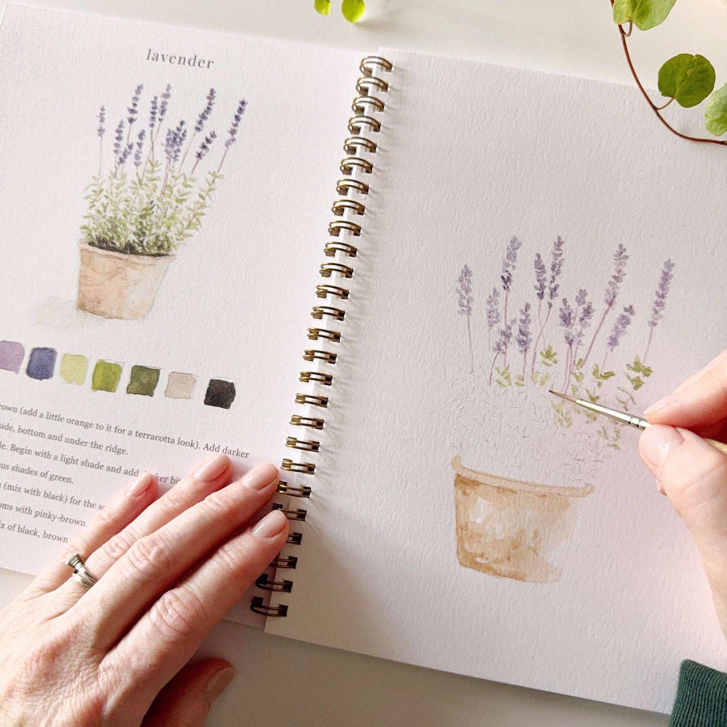Watercolor Workbook- Garden