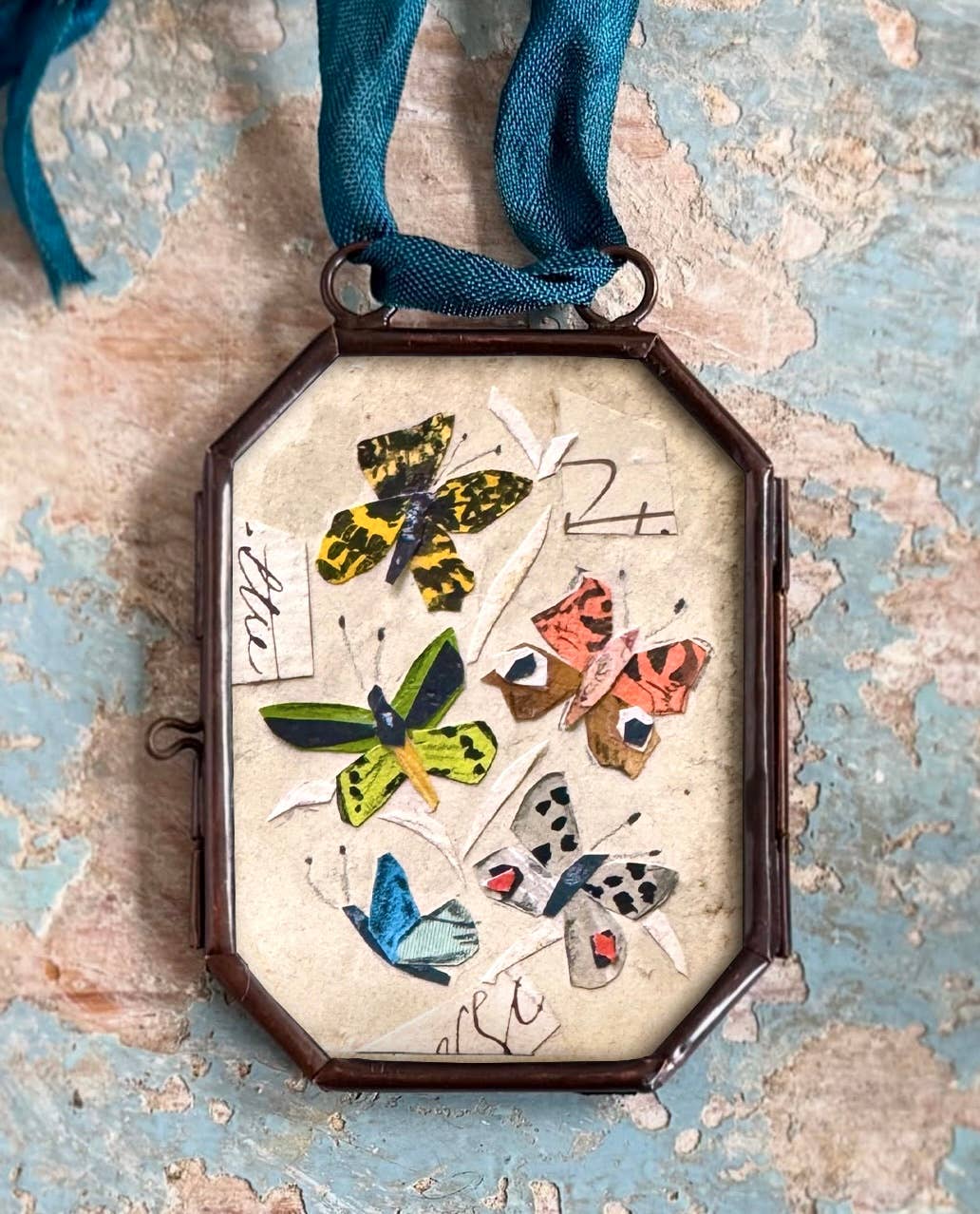 Maris Mirum Butterfly Waltz art locket by Brandie Stonge