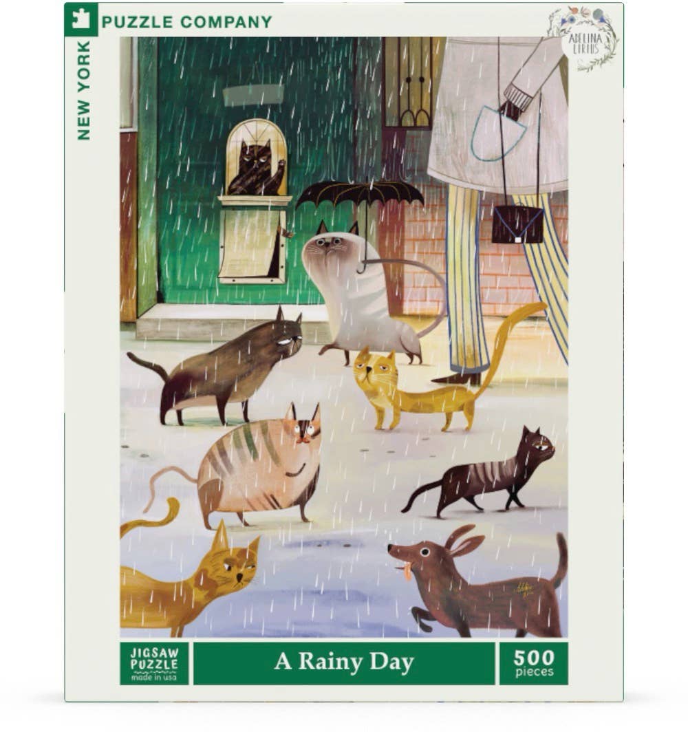 A Rainy Day - 500 Piece Spring Jigsaw Puzzle
