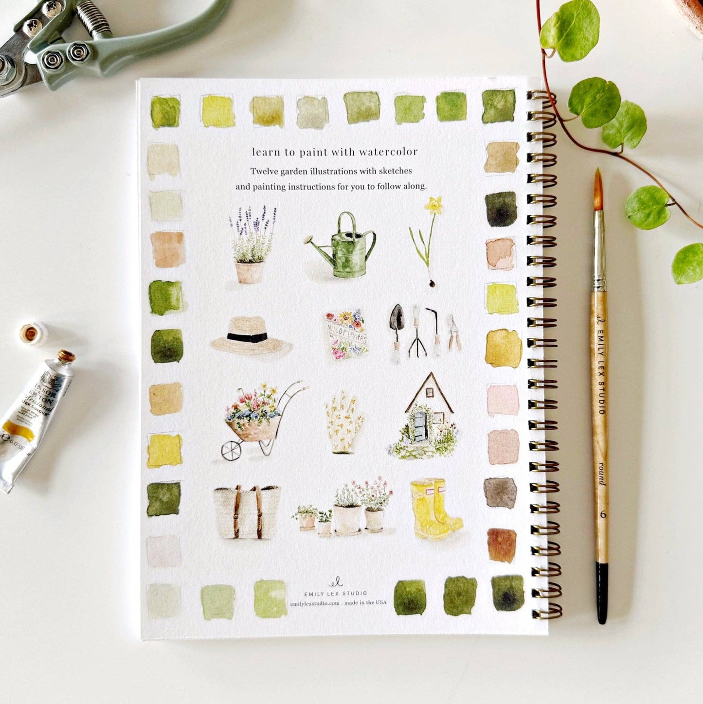 Watercolor Workbook- Garden