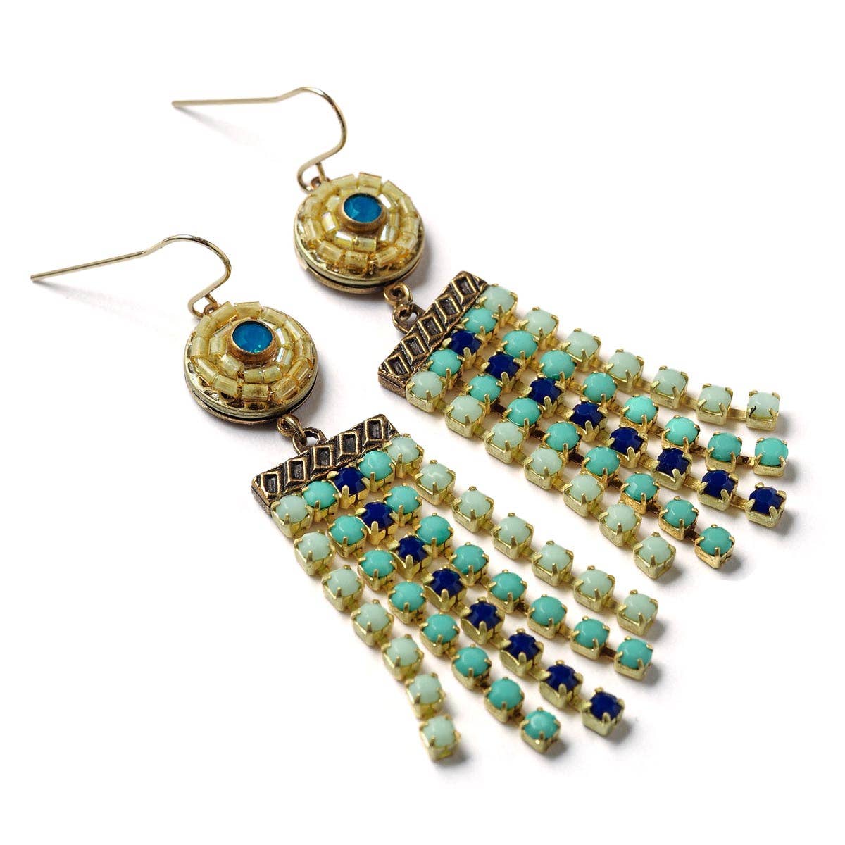 Capri Fringe Statement Earrings