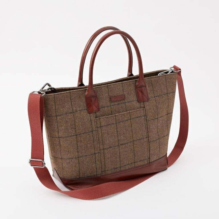 Taylor Tote - Tattersall Plaid