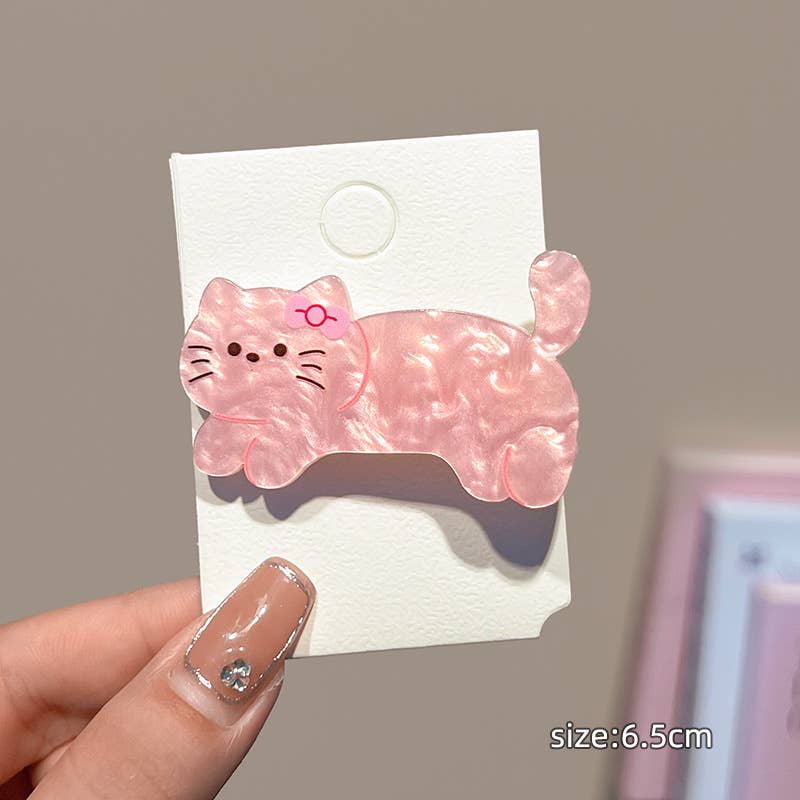Animal Hair Clasp Barrette