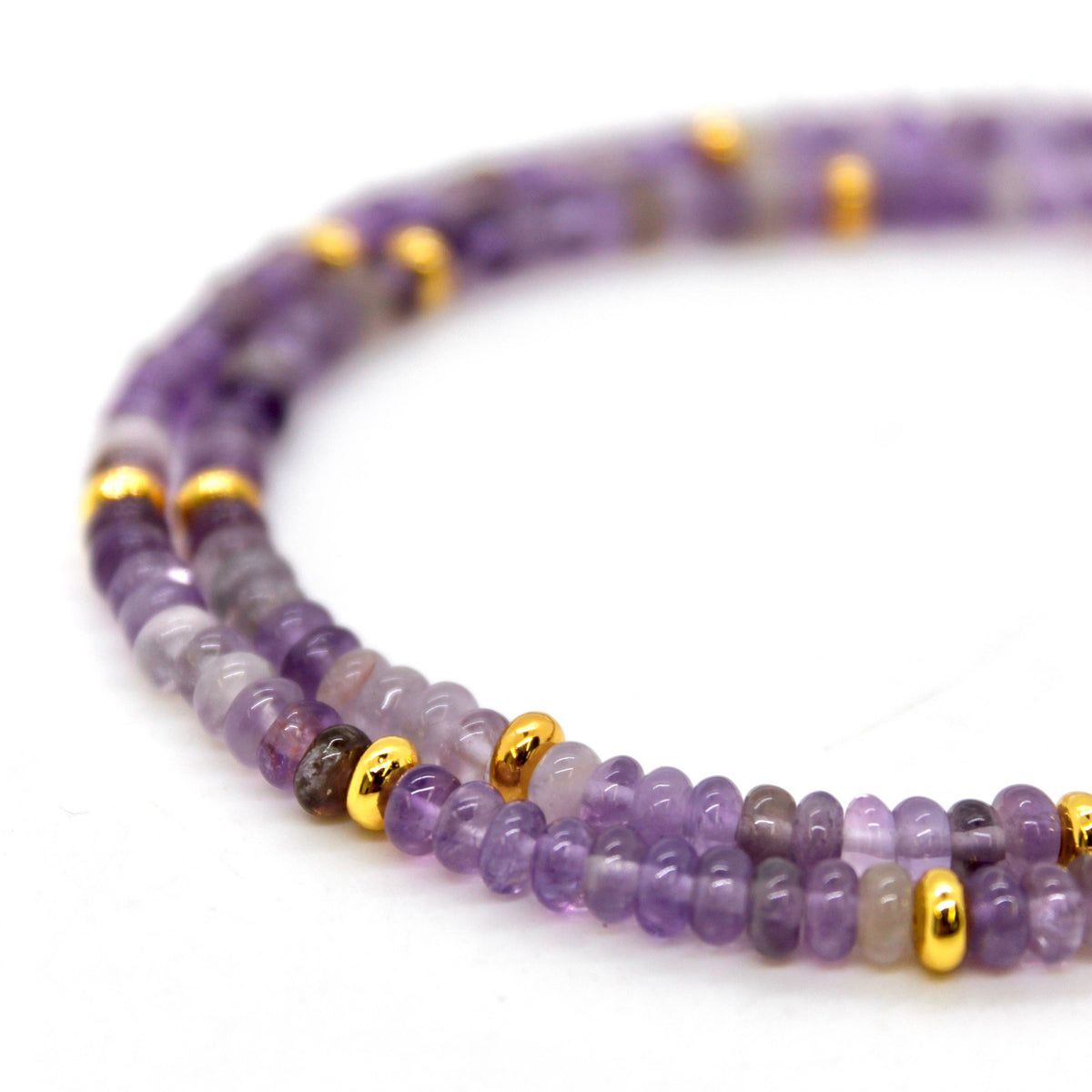 Amethyst + Gold Necklace - NC-509G