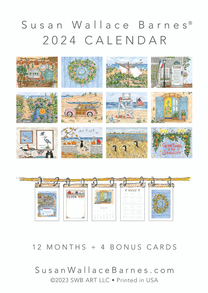 NEW! 2024 Susan Wallace Barnes Desk Calendar Clever Girl