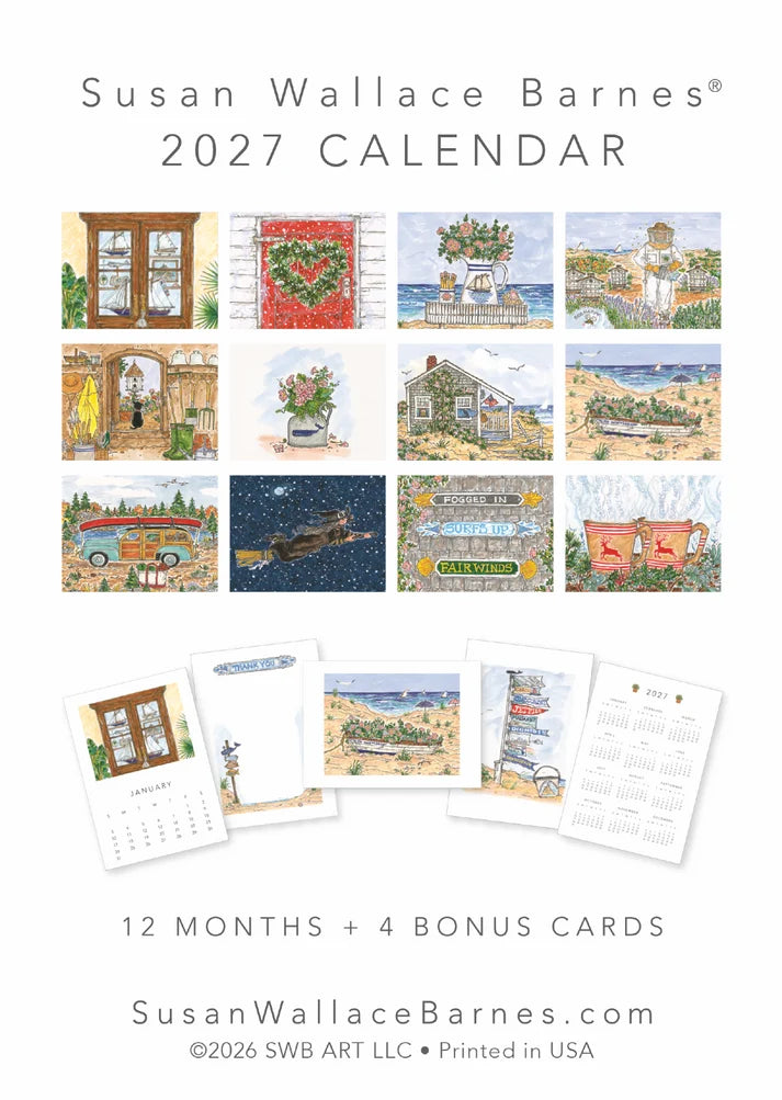 NEW! 2027 Susan Wallace Barnes Desk Calendar