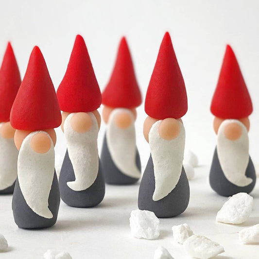 Gourmet Marzipan Candy Christmas Gnomes