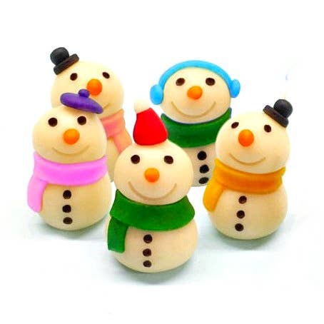 Gourmet Marzipan Snowmen