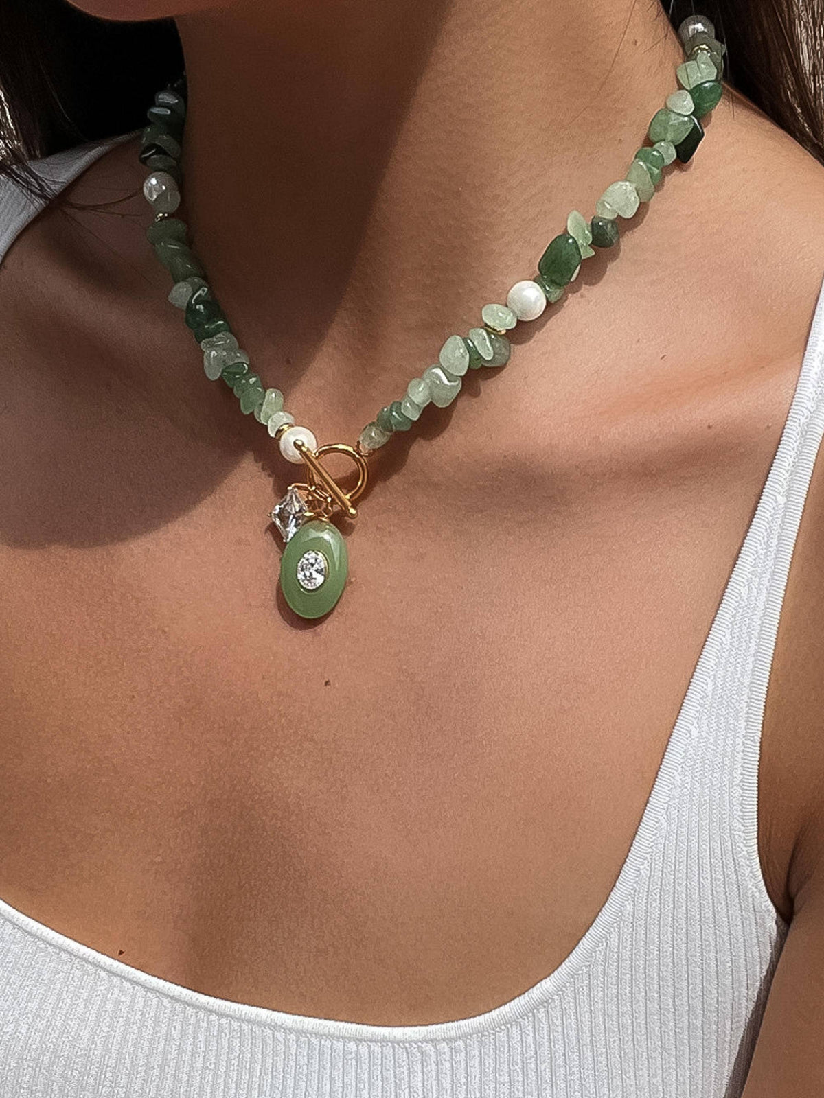 Cercey Necklace — Blue