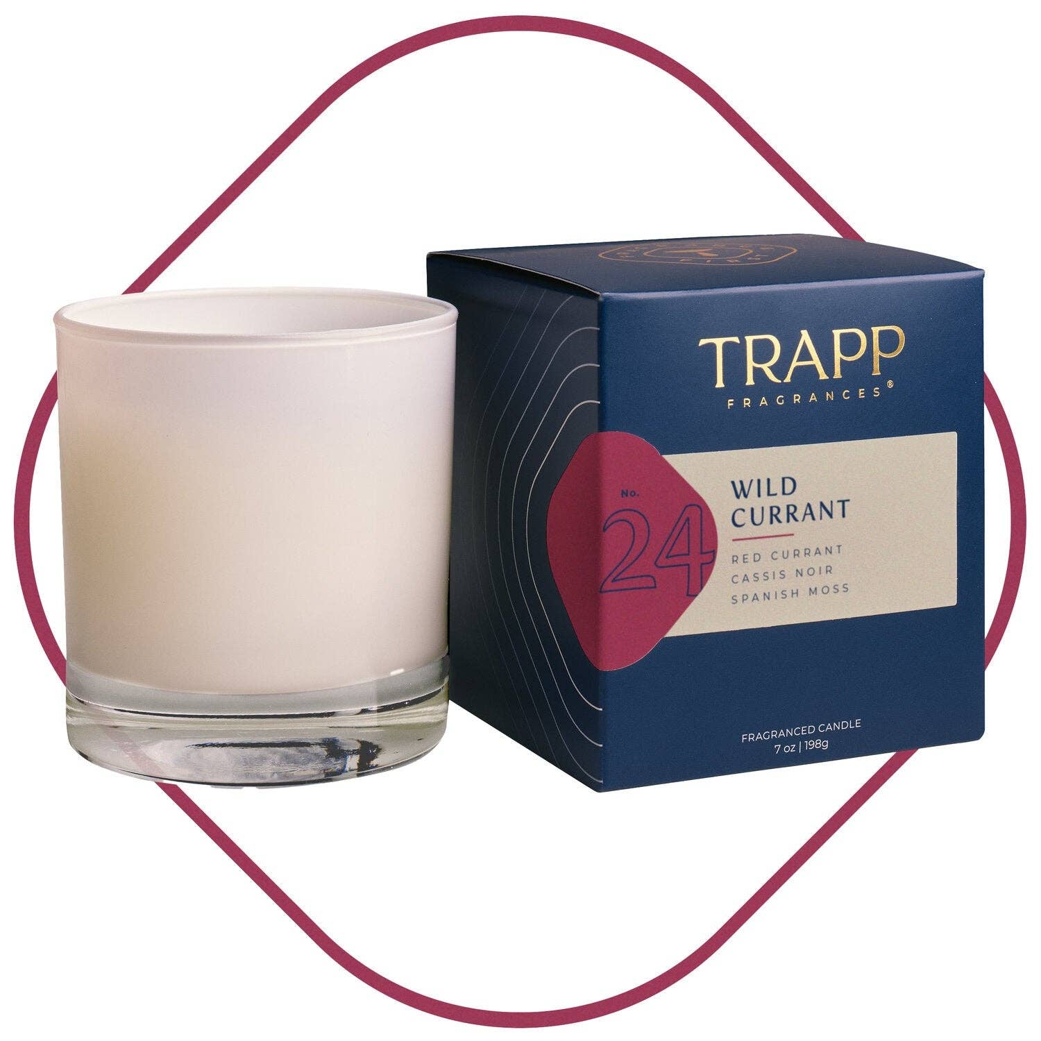 Trapp No. 24 Wild Currant 7 oz. Candle in Signature Box