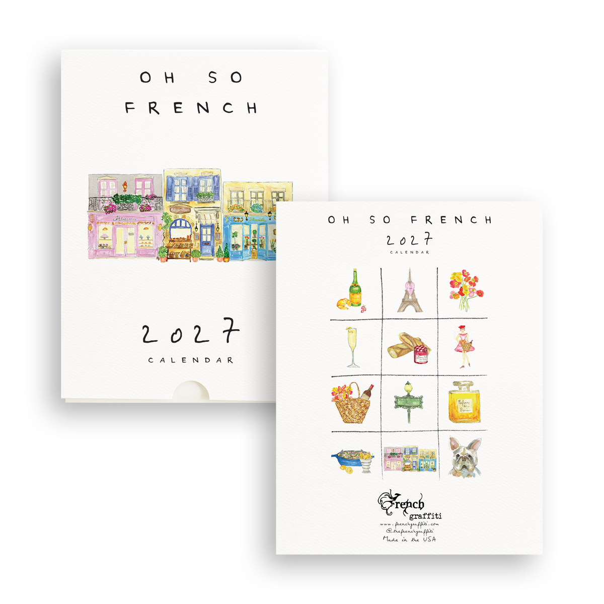 Oh So French 2027 Calendar