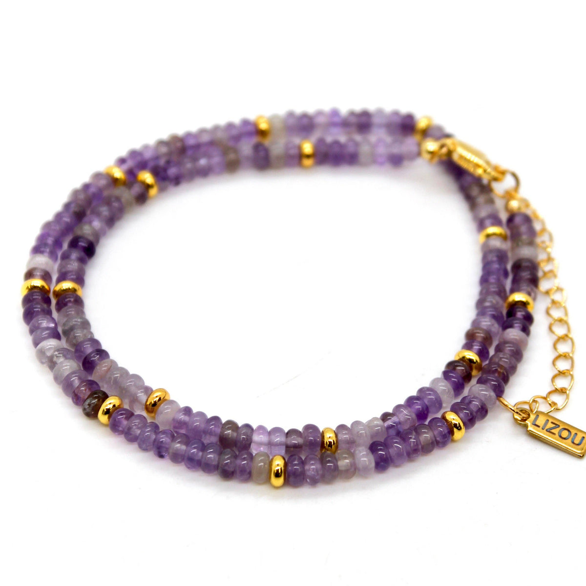 Amethyst + Gold Necklace - NC-509G