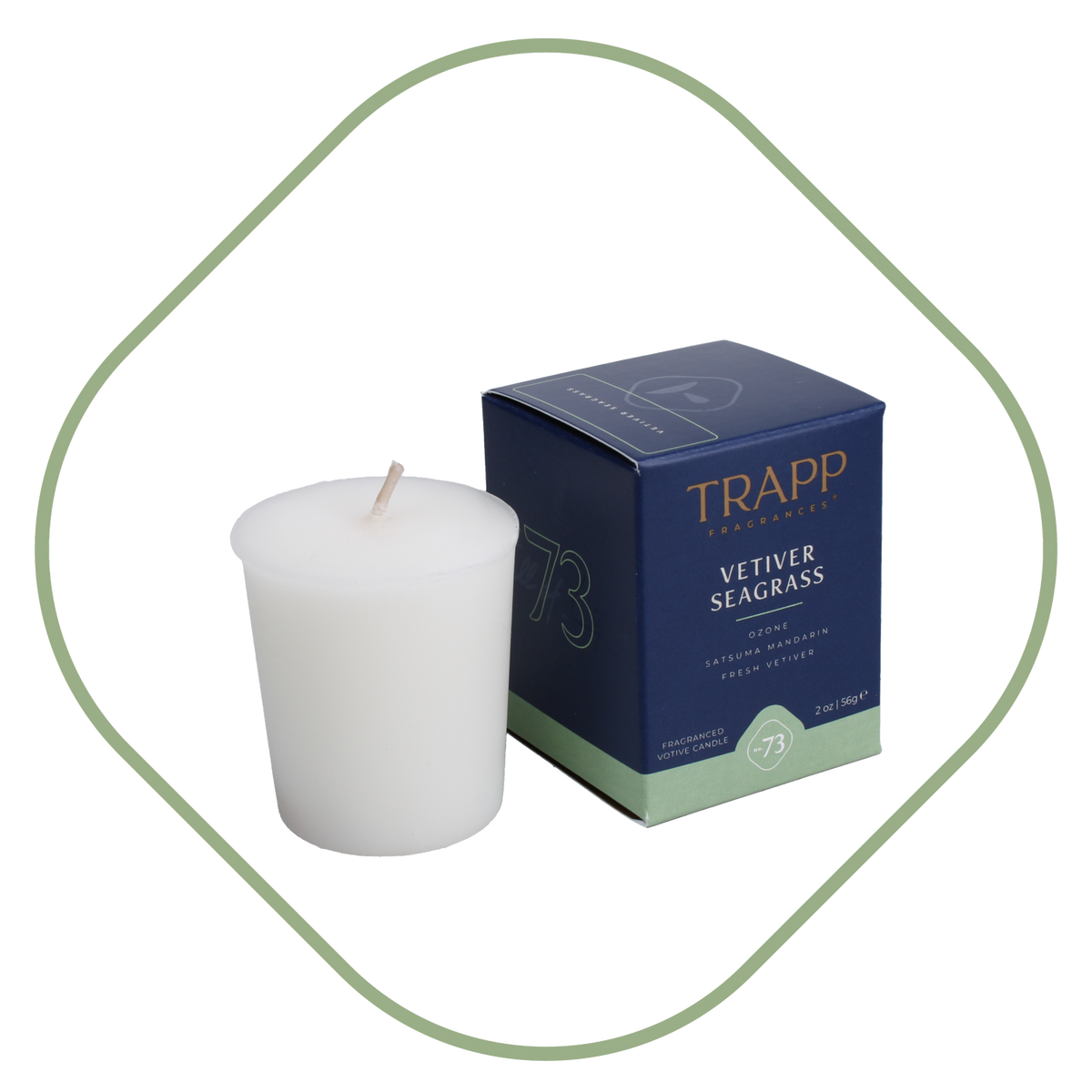 Trapp No. 73 Vetiver Seagrass 2 oz. Votive Candle