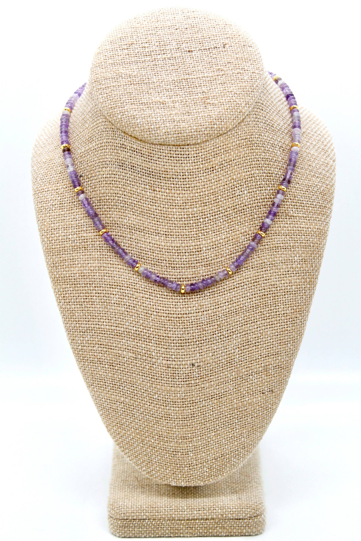 Amethyst + Gold Necklace - NC-509G