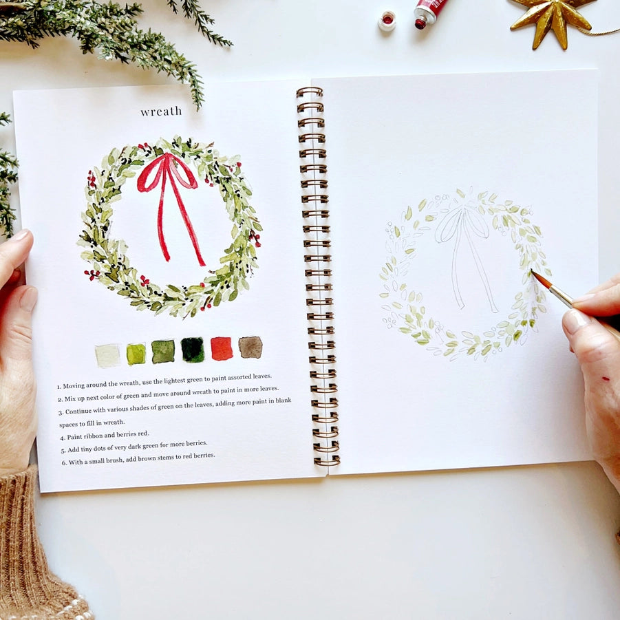 Watercolor Workbook- Christmas