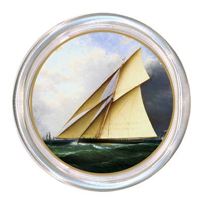 Vintage Sailboat Coaster
